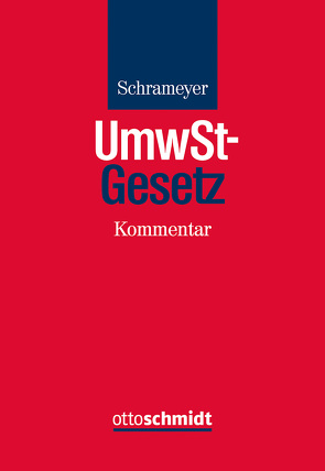 Umwandlungssteuergesetz von Schrameyer,  Andrea