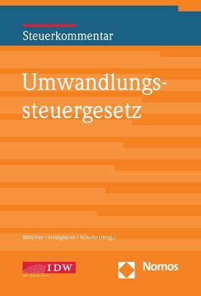 Umwandlungssteuergesetz von Böttcher, Habighorst, Schulte