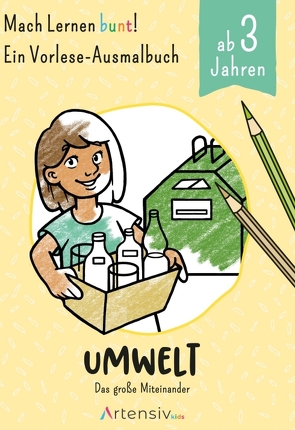 Umwelt – Ein Vorlese-Malbuch für Kinder ab 3 Jahren von Rossmann,  Dörte, Schulz,  Holger