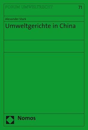 Umweltgerichte in China von Stark,  Alexander