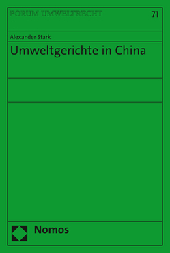 Umweltgerichte in China von Stark,  Alexander