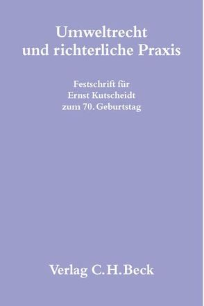 Umweltrecht und richterliche Praxis von Hansmann,  Klaus, Paetow,  Stefan, Rebentisch,  Manfred