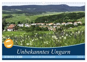 Unbekanntes Ungarn abseits der Touristenpfade (Wandkalender 2024 DIN A3 quer), CALVENDO Monatskalender von Kislat,  Gabriele