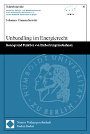 Unbundling im Energierecht von Dannischewski,  Johannes