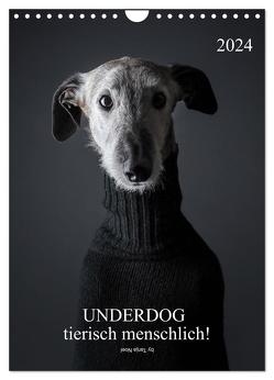 UNDERDOG – Windhundportraits (Wandkalender 2024 DIN A4 hoch), CALVENDO Monatskalender von Noel,  Tanja