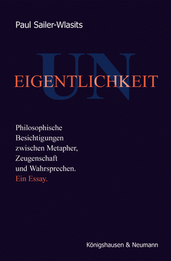 Uneigentlichkeit von Sailer-Wlasits,  Paul