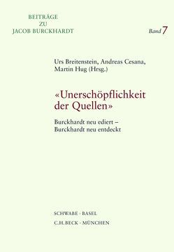 Unerschöpflichkeit der Quellen von Breitenstein,  Urs, Cesana,  Andreas, Hug,  Martin