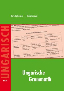 Ungarische Grammatik von Horvath,  Katalin, Keszler,  Borbala, Lengyel,  Klara