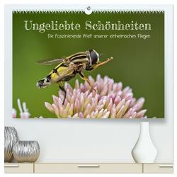 Ungeliebte Schönheiten – die faszinierende Welt unserer heimischen Fliegen (hochwertiger Premium Wandkalender 2024 DIN A2 quer), Kunstdruck in Hochglanz von Uppena,  Leon