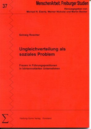 Ungleichverteilung als soziales Problem von Roscher,  Solveig