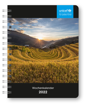 UNICEF Wochenkalender 2022 – Buchkalender – Taschenkalender – Wohltätigkeitskalender – 16,5×21,6