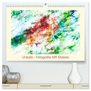 Unikate – Fotografie trifft Malerei (hochwertiger Premium Wandkalender 2024 DIN A2 quer), Kunstdruck in Hochglanz von Trenka,  Antje