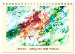 Unikate – Fotografie trifft Malerei (Tischkalender 2024 DIN A5 quer), CALVENDO Monatskalender von Trenka,  Antje