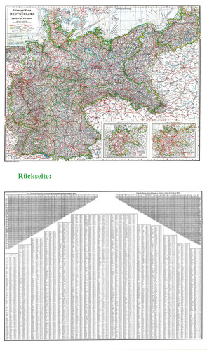 Universal-Karte von DEUTSCHLAND 1937 von Rockstuhl,  Harald