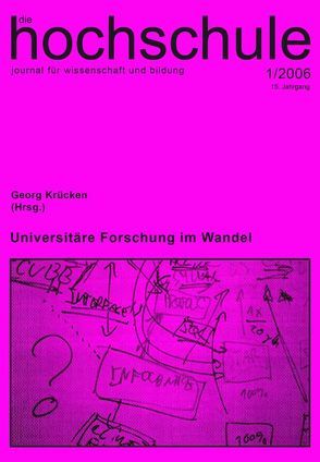 Universitäre Forschung im Wandel von Krücken,  Georg