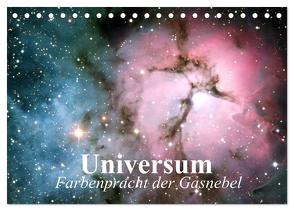 Universum. Farbenpracht der Gasnebel (Tischkalender 2024 DIN A5 quer), CALVENDO Monatskalender von Stanzer,  Elisabeth