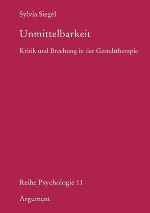 Unmittelbarkeit von Markard,  Morus, Siegel,  Sylvia