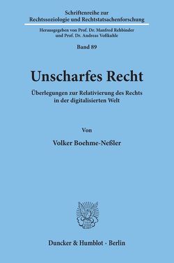 Unscharfes Recht. von Boehme-Nessler,  Volker