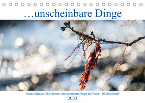 Unscheinbare Dinge (Tischkalender 2023 DIN A5 quer) von Boockhoff,  Irk