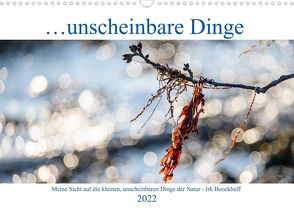 Unscheinbare Dinge (Wandkalender 2022 DIN A3 quer) von Boockhoff,  Irk