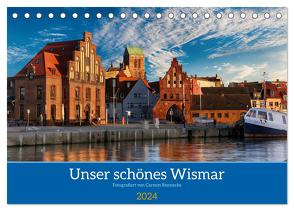 Unser schönes Wismar (Tischkalender 2024 DIN A5 quer), CALVENDO Monatskalender von Rennecke,  Carsten