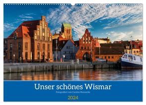 Unser schönes Wismar (Wandkalender 2024 DIN A2 quer), CALVENDO Monatskalender von Rennecke,  Carsten