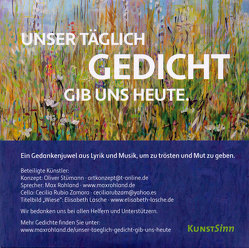 Unser täglich Gedicht gib uns heute von Stümann,  Oliver