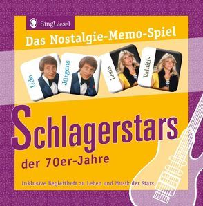 Das Memo-Spiel für Senioren – Schlagerstars der 70er-Jahre von Verlag,  SingLiesel