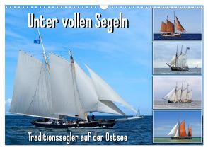 Unter vollen Segeln Traditionssegler auf der Ostsee (Wandkalender 2024 DIN A3 quer), CALVENDO Monatskalender von Stoerti-md,  Stoerti-md