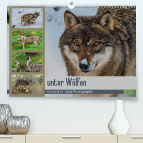 unter WölfenCH-Version (Premium, hochwertiger DIN A2 Wandkalender 2022, Kunstdruck in Hochglanz) von W. Saul,  Norbert