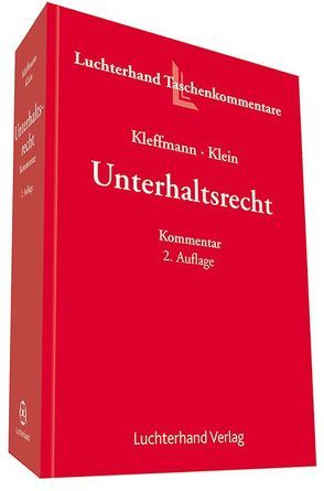 Unterhaltsrecht von Kleffmann,  Norbert, Klein,  Michael