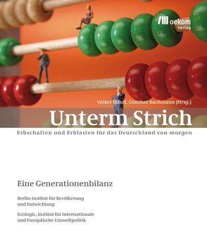 Unterm Strich von Bachmann,  Günther, Hauff,  Volker