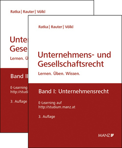 PAKET: Unternehmensrecht + Gesellschaftsrecht von Ratka,  Thomas, Rauter,  Roman, Völkl,  Clemens