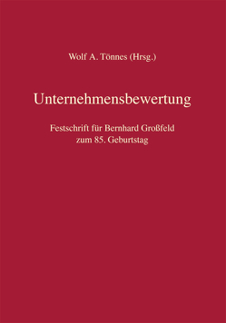 Unternehmensbewertung von Tönnes,  Wolf Achim