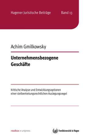 Unternehmensbezogene Geschäfte von Gmilkowsky,  Achim