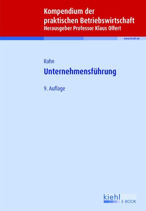 Unternehmensführung von Olfert,  Klaus, Rahn,  Horst-Joachim