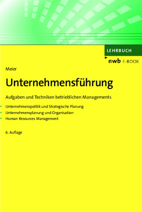 Unternehmensführung von Meier,  Harald