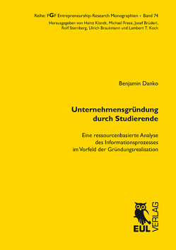 Unternehmensgründung durch Studierende von Danko,  Benjamin