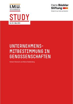 Unternehmensmitbestimmung in Genossenschaften von Boddenberg,  Moritz, Klemisch,  Herbert