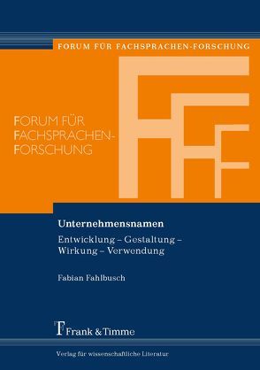 Unternehmensnamen von Fahlbusch,  Fabian