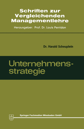 Unternehmensstrategie von Scheuplein,  Harald