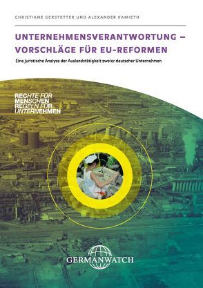 Unternehmensverantwortung – Vorschläge für EU-Reformen von Gerstetter,  Christiane, Kamieth,  Alexander