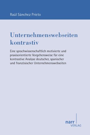 Unternehmenswebseiten kontrastiv von Sánchez Prieto,  Raúl