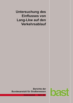 Untersuchung des Einflusses von Lang-Lkw auf den Verkehrsablauf von Geistefeldt,  J, Sievers,  A