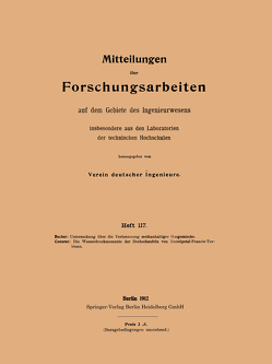 Untersuchung über die Verbrennung methanhaltiger Gasgemische von Bucher,  Willy, Camerer,  Rudolf