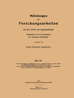 Untersuchung von Flüssigkeiten, die als vermittelnde Körper im oberen Prozeß einer Mehrstoffdampfmaschine Verwendung finden können von Gary,  Max, Hort,  Hermann