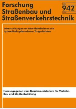 Untersuchungen an Betonfahrbahnen mit hydraulisch gebundenen Tragschichten von Freund,  H J, Roos,  R, Stammler,  L