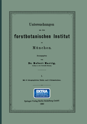 Untersuchungen aus dem Forstbotanischen Institut zu München von Hartig,  Robert