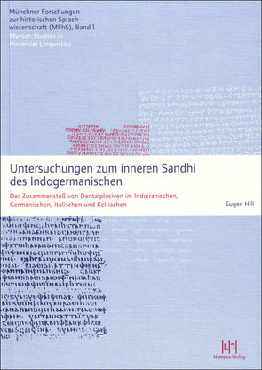 Untersuchungen zum inneren Sandhi des Indogermanischen von Hill,  Eugen