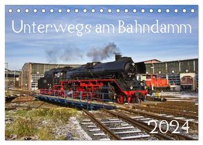 Unterwegs am Bahndamm (Tischkalender 2024 DIN A5 quer), CALVENDO Monatskalender von Eisenbahner,  Der